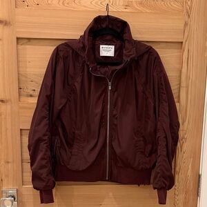 Athleta Deep Burgundy Windbreaker Jacket